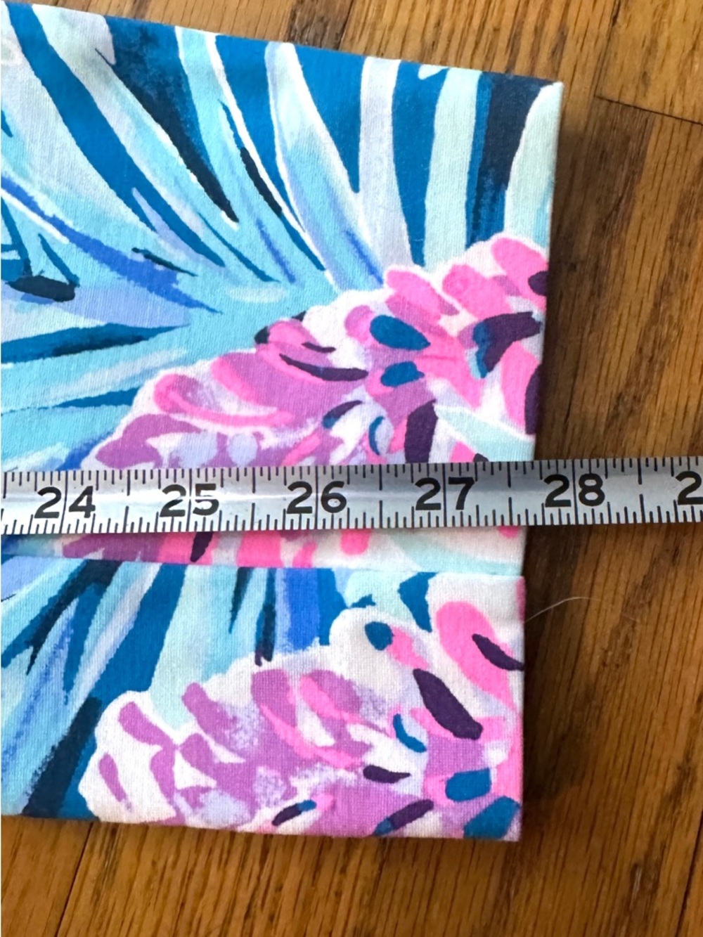 Lilly Pulitzer Size 6, Kelly *Knit Corso ankle pants, 'Mr Peacock Tweethearts' - Picture 7 of 7